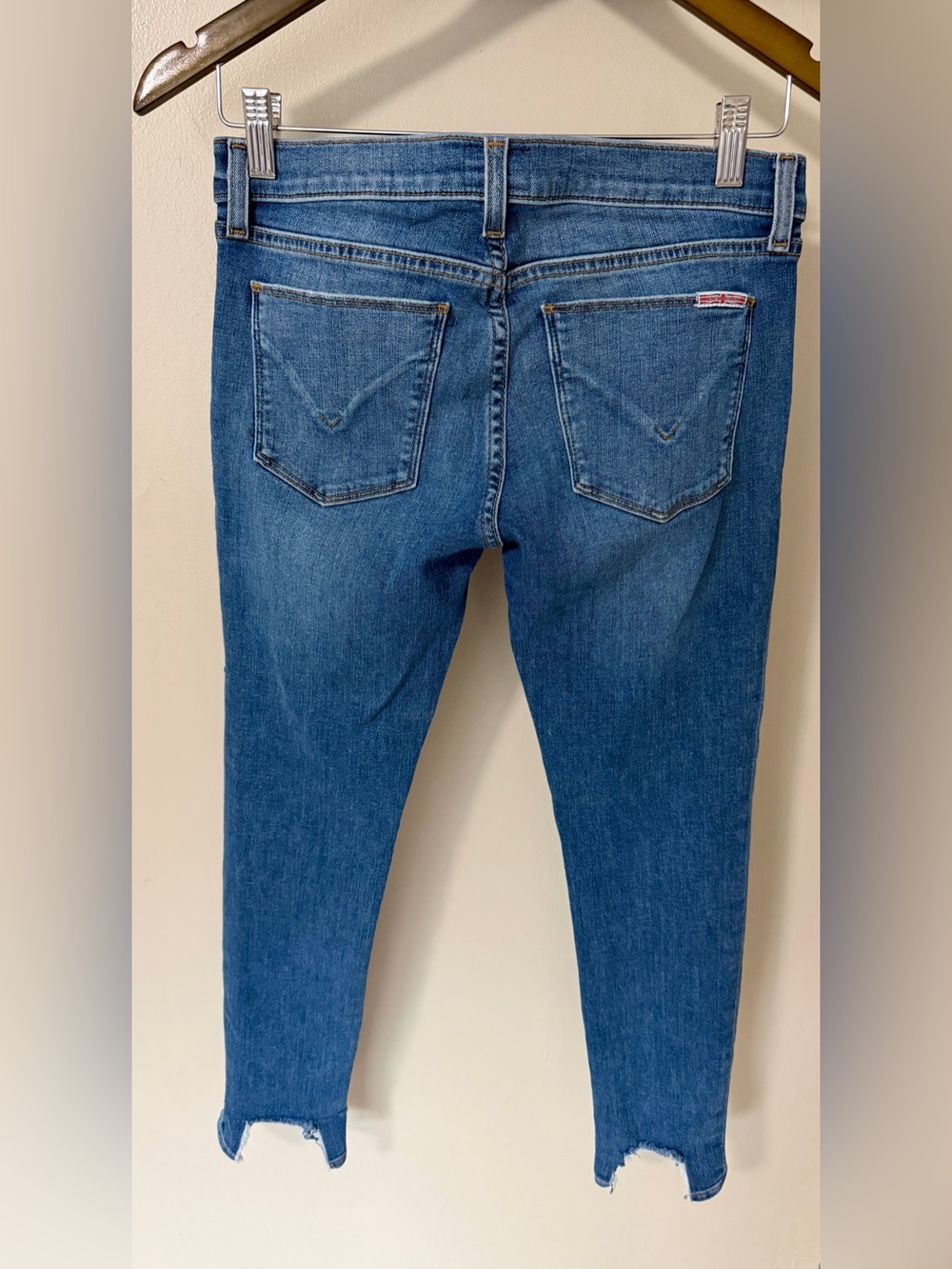 👖Hudson Krista super skinny Jeans Women's Deep Blue Stretch Denim💙 - Picture 4 of 9
